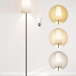 SUNMORY Floor Lamps for Living Room/Bedroom/Office, Standing Lamp with 9W LED Bulb, 3 Color Temperature 61'' Tall Lamp, Suitable for Modern/Boho/Farmhouse and Other Home Decor Styles